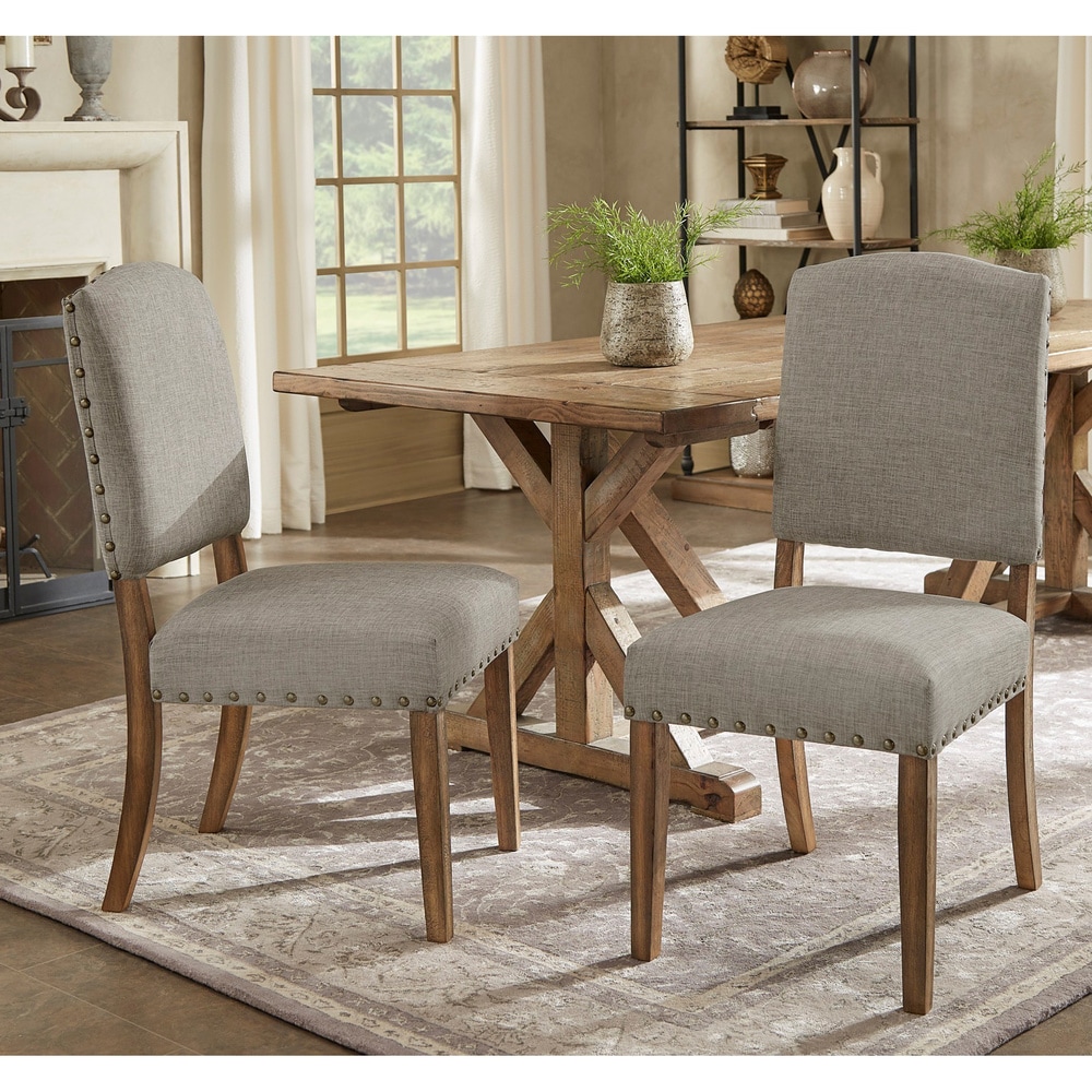 Benchwright Upholstered Dining Chairs (Set of 2) by iNSPIRE Q Artisan