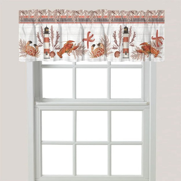 Laural Home Seafood Shack Window Valance