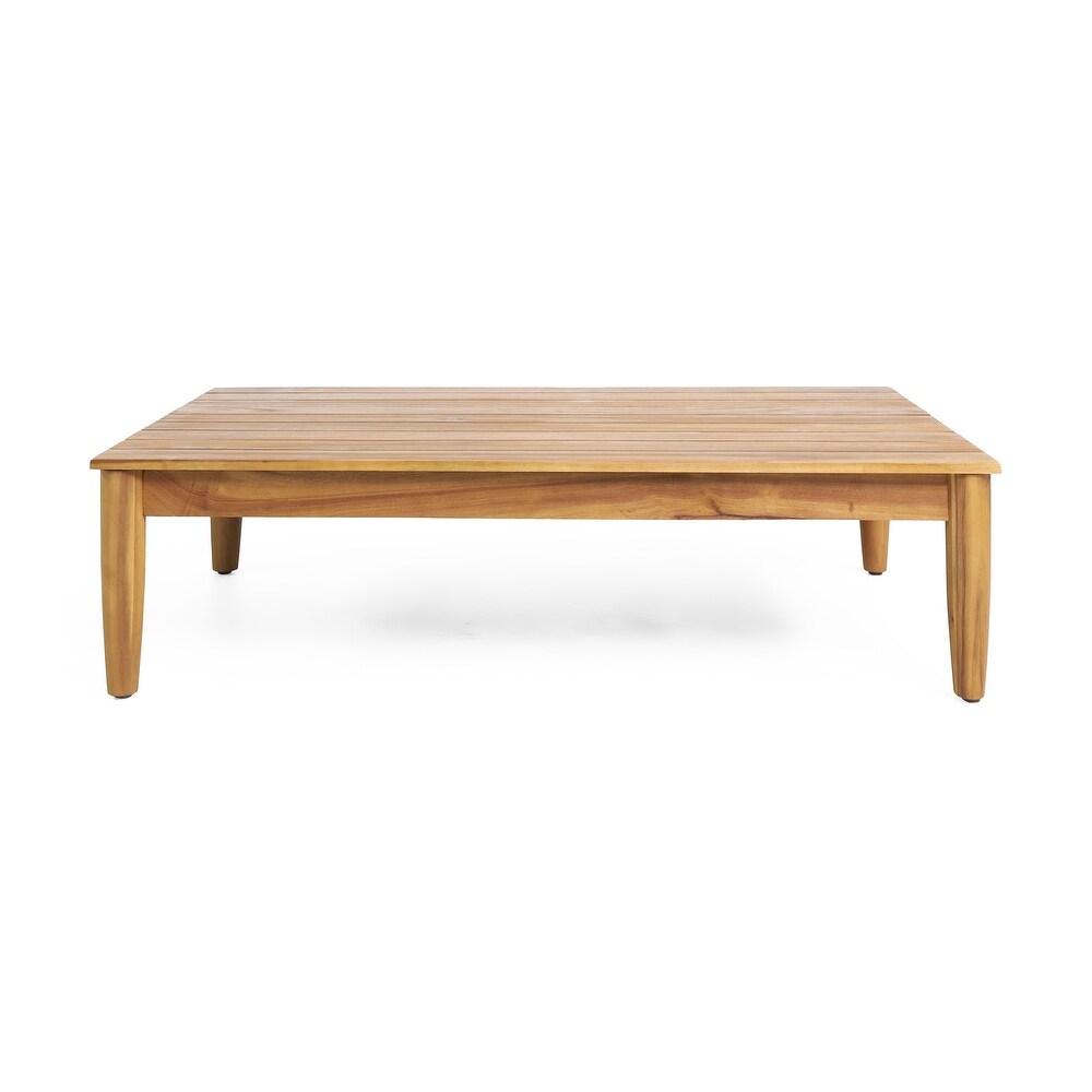 Magnolia Outdoor Acacia Wood Coffee Table by Christopher Knight Home   39.50\