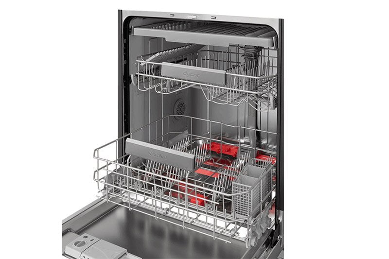 Dacor DDW24T998US Silver Stainless Steel Dishwasher