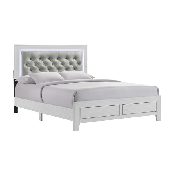 Picket House Furnishings Icon Queen Panel 3PC Bedroom Set in White - - 35450869