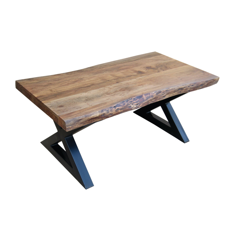 Living on the Edge Coffee Table   Industrial   Coffee Tables   by Furniture East Inc.  Houzz