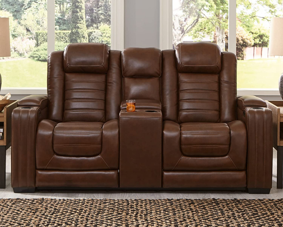 Contemporary Theater Seating  Comfortable Seat  ampAir Massage System  Chocolate   Contemporary   Theater Seating   by Decor Love  Houzz