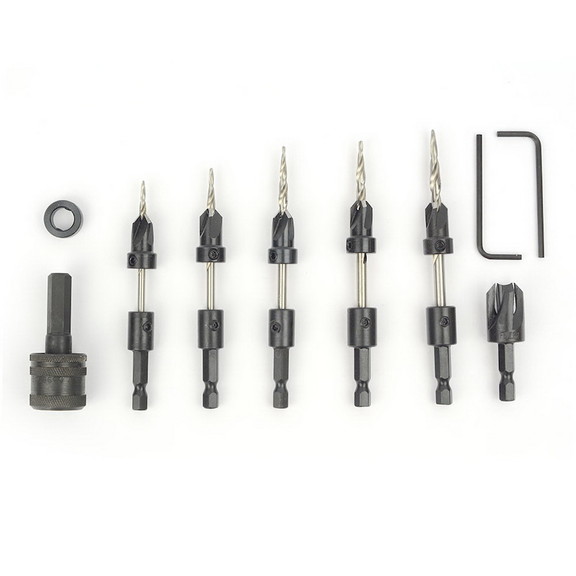 Big Horn 18938  10 5 Piece Taper Drill Set W. L. F...