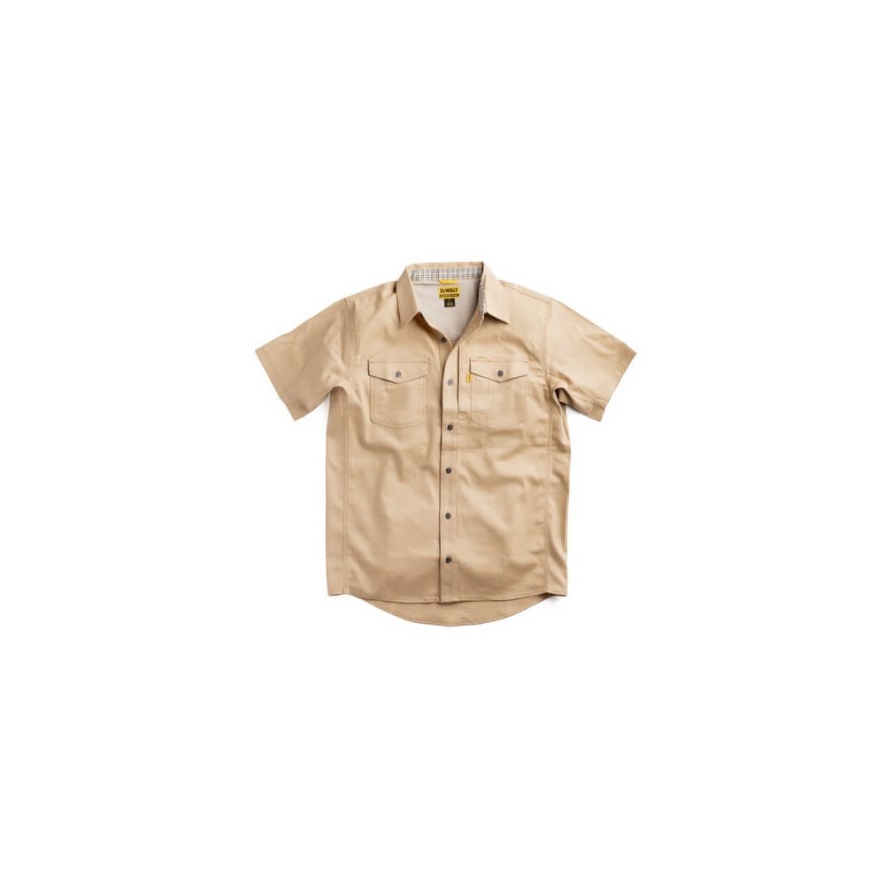 DEWALT Austin Prostretch Work Shirt Sandstone XL ;