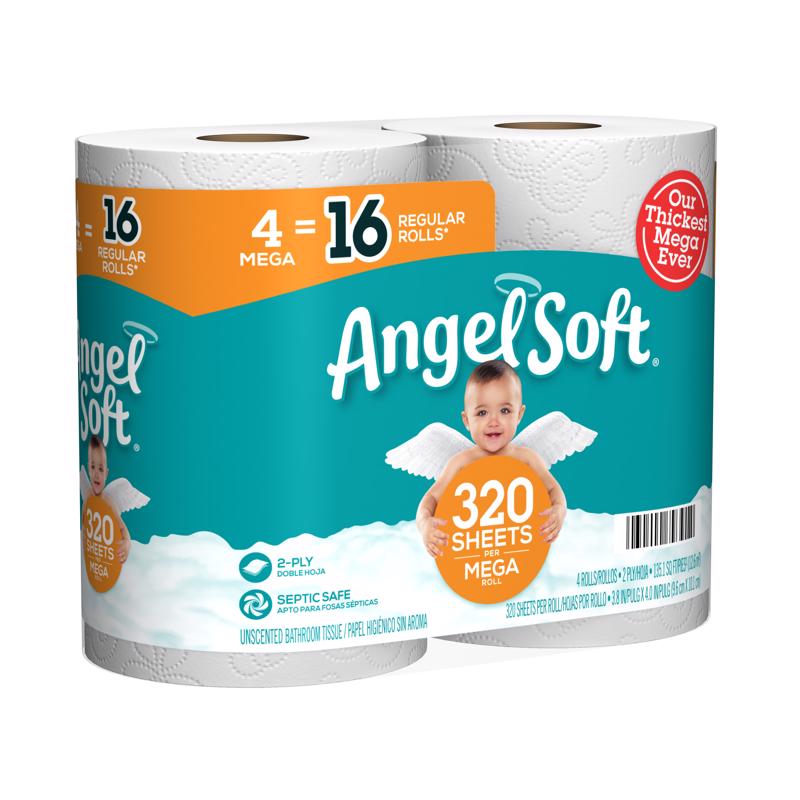 ANGL SFT TOILET PAPER 4R