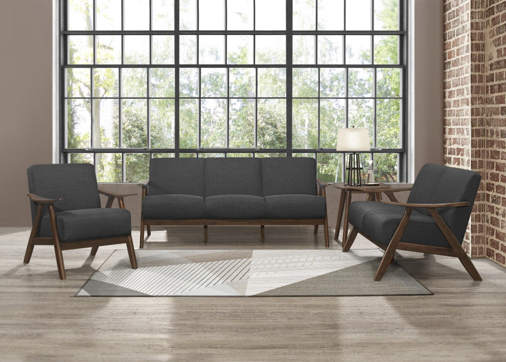 Verona Sofa Collection   Midcentury   Loveseats   by Lexicon Home  Houzz