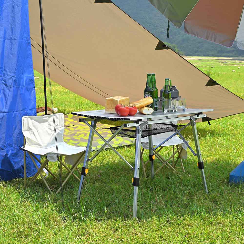 Yescom Picnic Folding Table Roll Up Camping Table 35