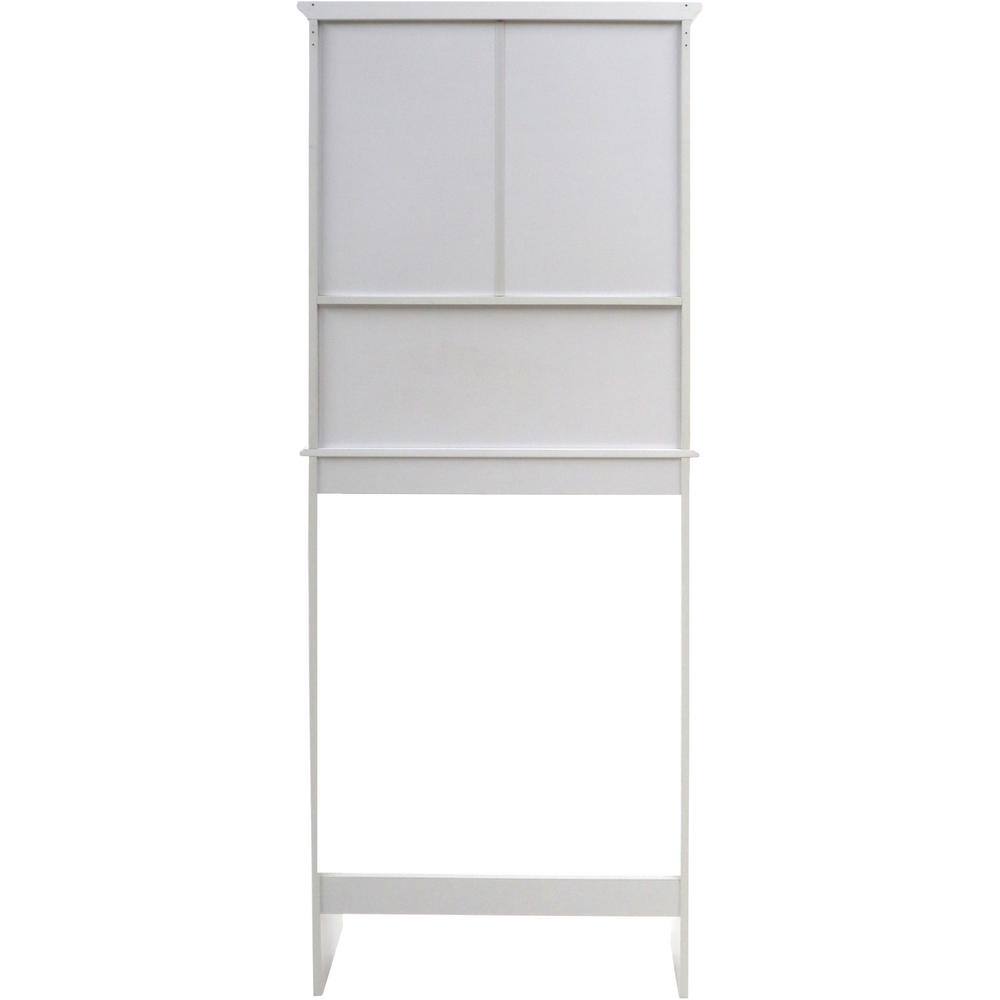 Redmon Contemporary Country 23.6 in. W x 62 in. H x 8.88 in. D Space Saver with Shaker Style Panels in White 5231WH