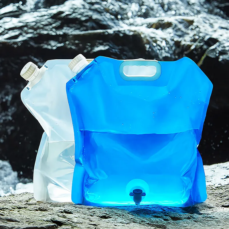 JiJiD Outdoor Collapsible Foldable Folding Car Water Bags Container Camping Hiking Portable Survival Water Storage Carrier Bag