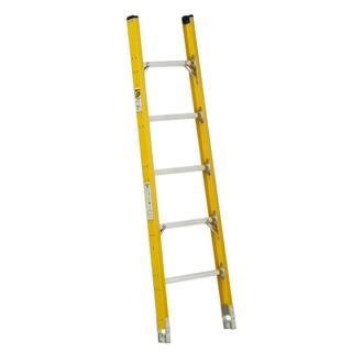 Werner 6 ft. Fiberglass Tapered Sectional Ladder with 375 lb. Load Capacity Type IAA Duty Rating - Top Section S7906-3