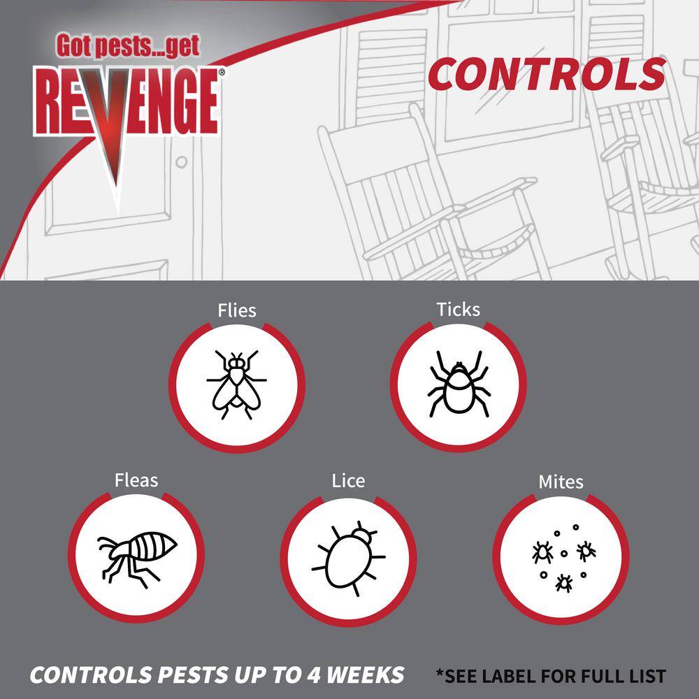 Revenge Revenge Barn and Stable Fly Spray 32 oz. Concentrate Long Lasting Insecticide for Flea and Tick Control 46178