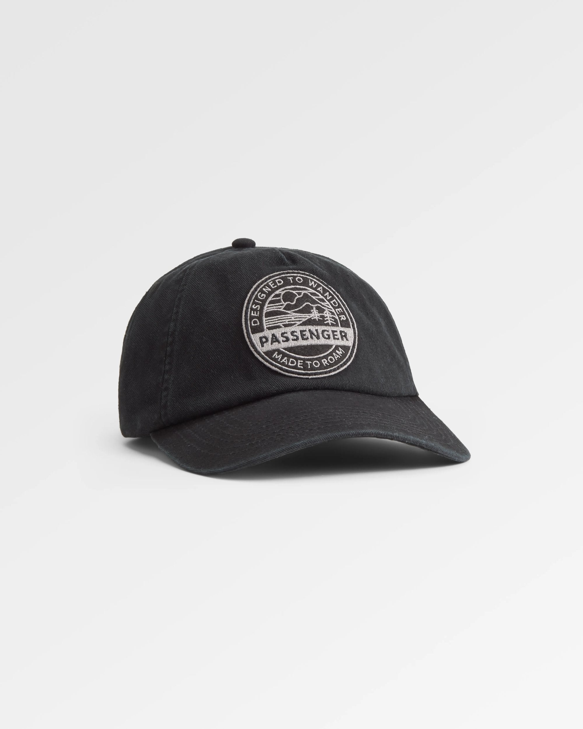 Odyssey Recycled 5 Panel Cap - Black