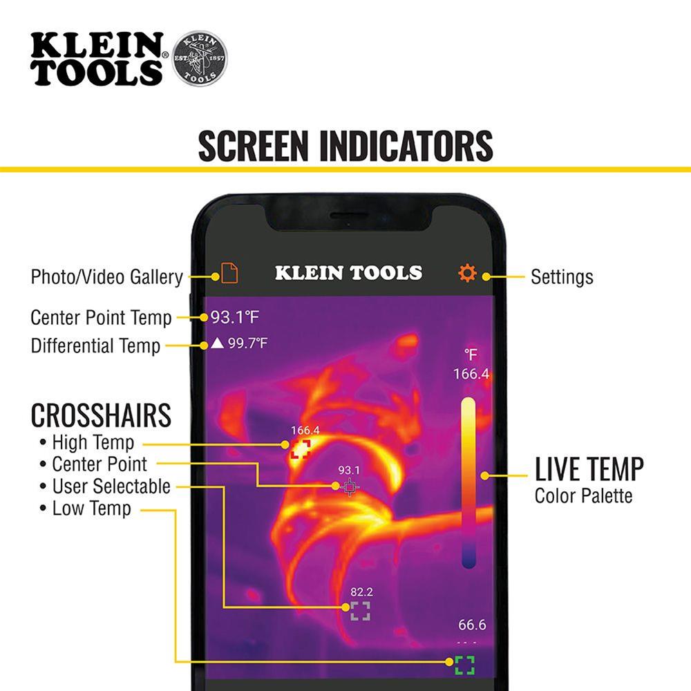 Klein Tools TI222 Klein Tools Thermal Imagers for iOS Devices