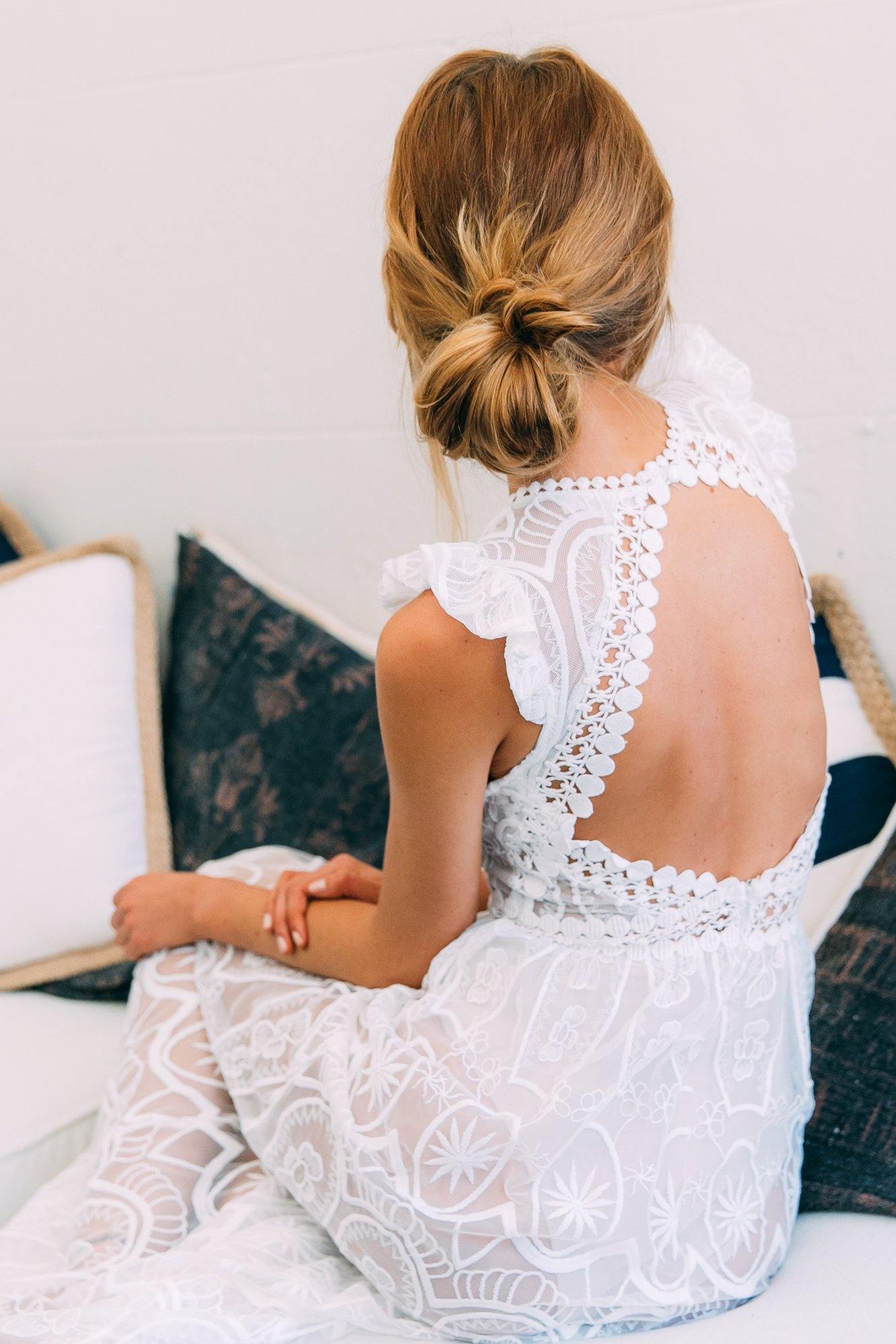 None Better Maxi Dress White