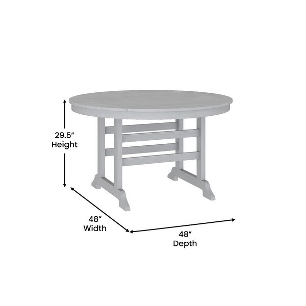 Commercial Grade IndoorOutdoor Adirondack Style Table