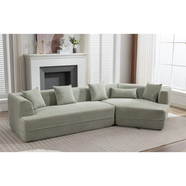 Modular Sectional Sofa Set Upholstered Anti wrinkle Sleeper Sofa Couch modernluxe