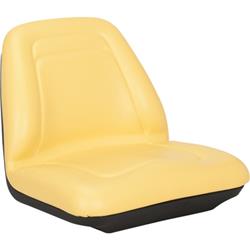 A and I 11988 Deluxe Midback Utility Seat - Yellow， Model No.  TM555YL