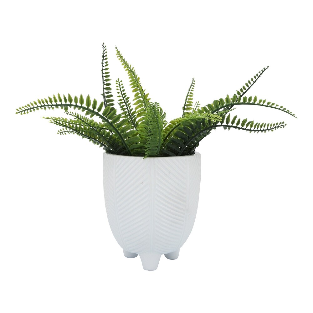 White Porcelain Planter Contemporary 6\