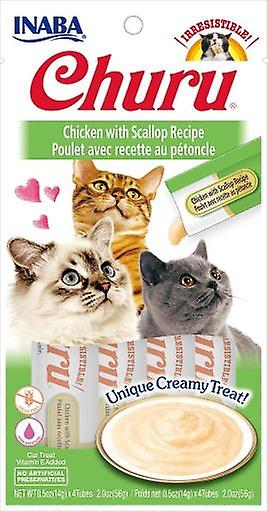 Inaba Churu Chicken with Scallops Recipe (Cats ， Treats ， Chewy and Softer Treats )