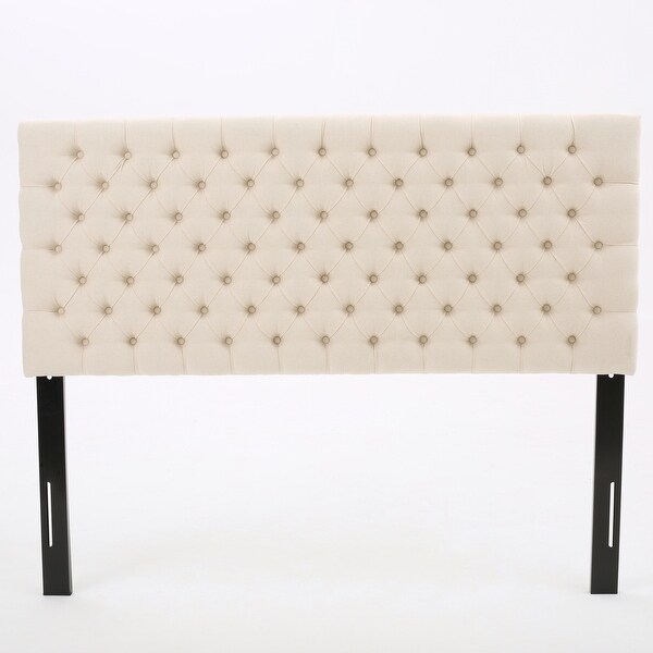 Jezebel Adjustable Full/Queen Tufted Headboard by Christopher Knight Home - - 8614388