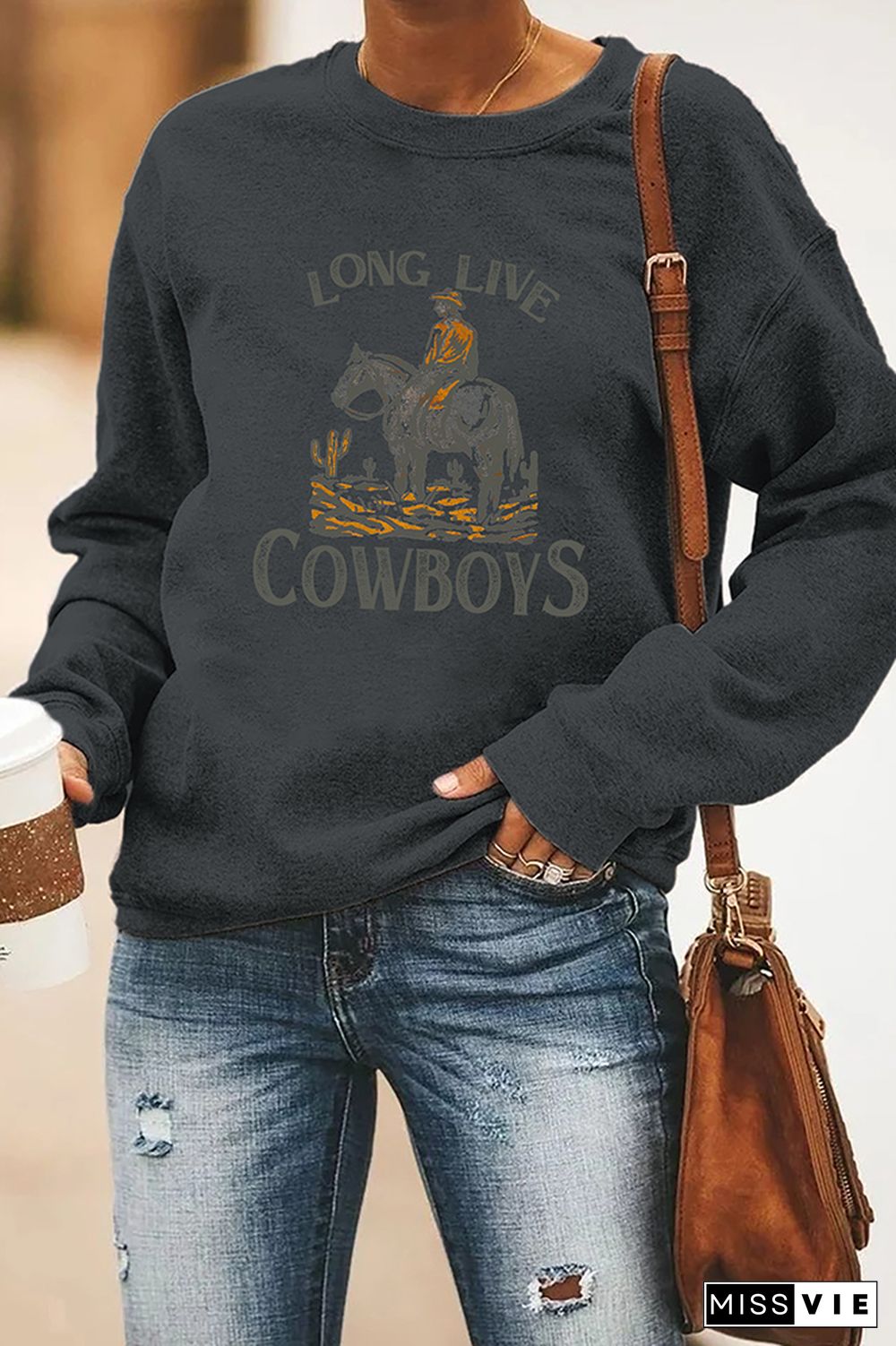 Long Live Cowboys Sweatshirt Wholesale