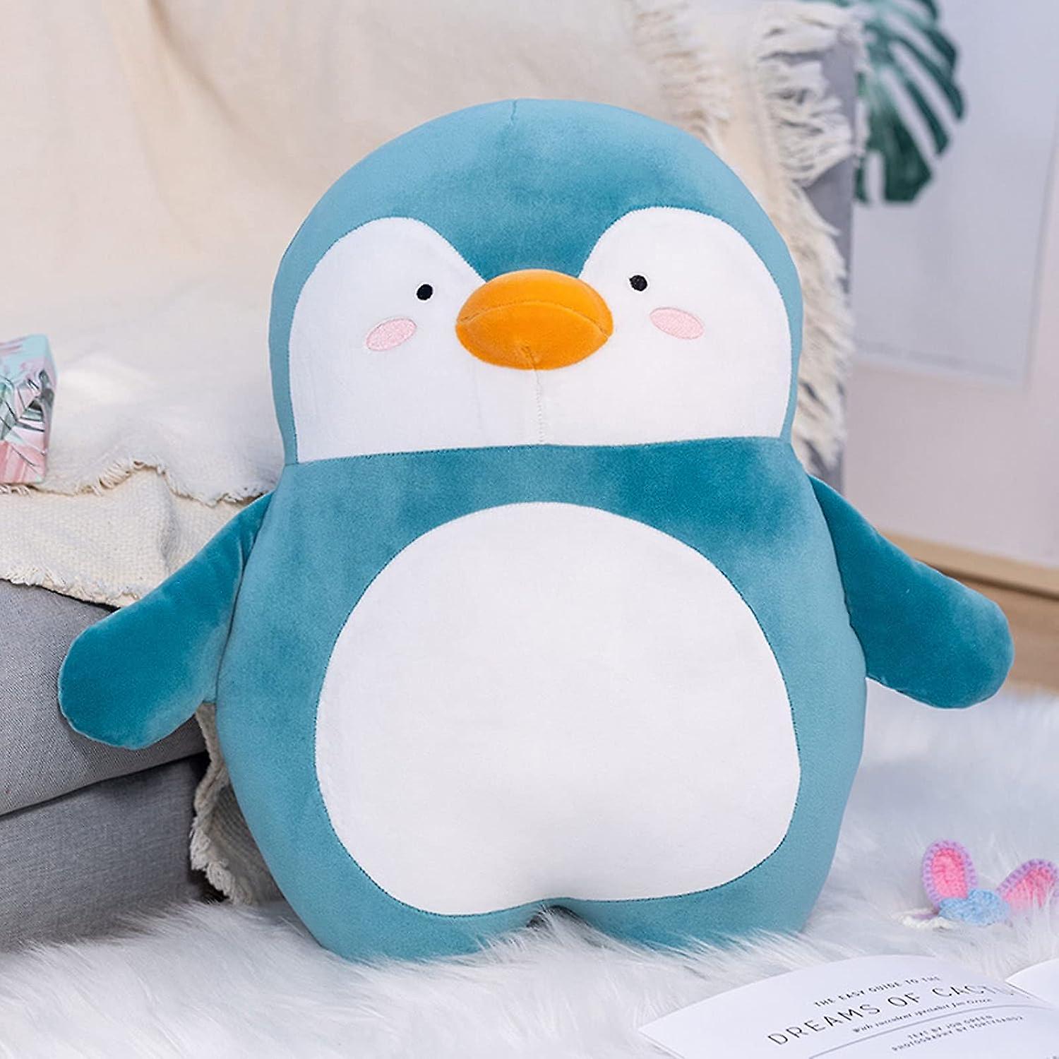 17.7 Inch Plush Penguin Stuffed Animal Penguin Hugging Pillow Cuddly Penguin Pillow Plushies Toy Penguin Huggable Anime Gifts For Kids