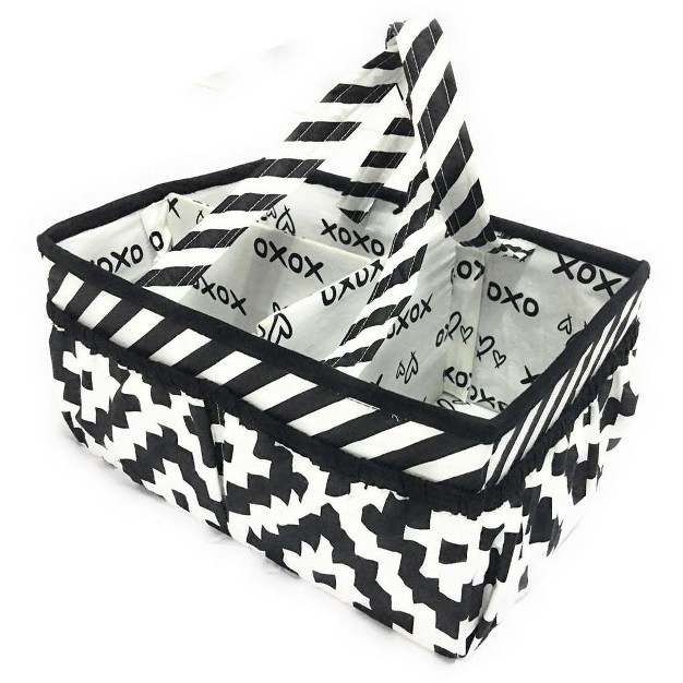 Bacati Love Black white Storage Caddy