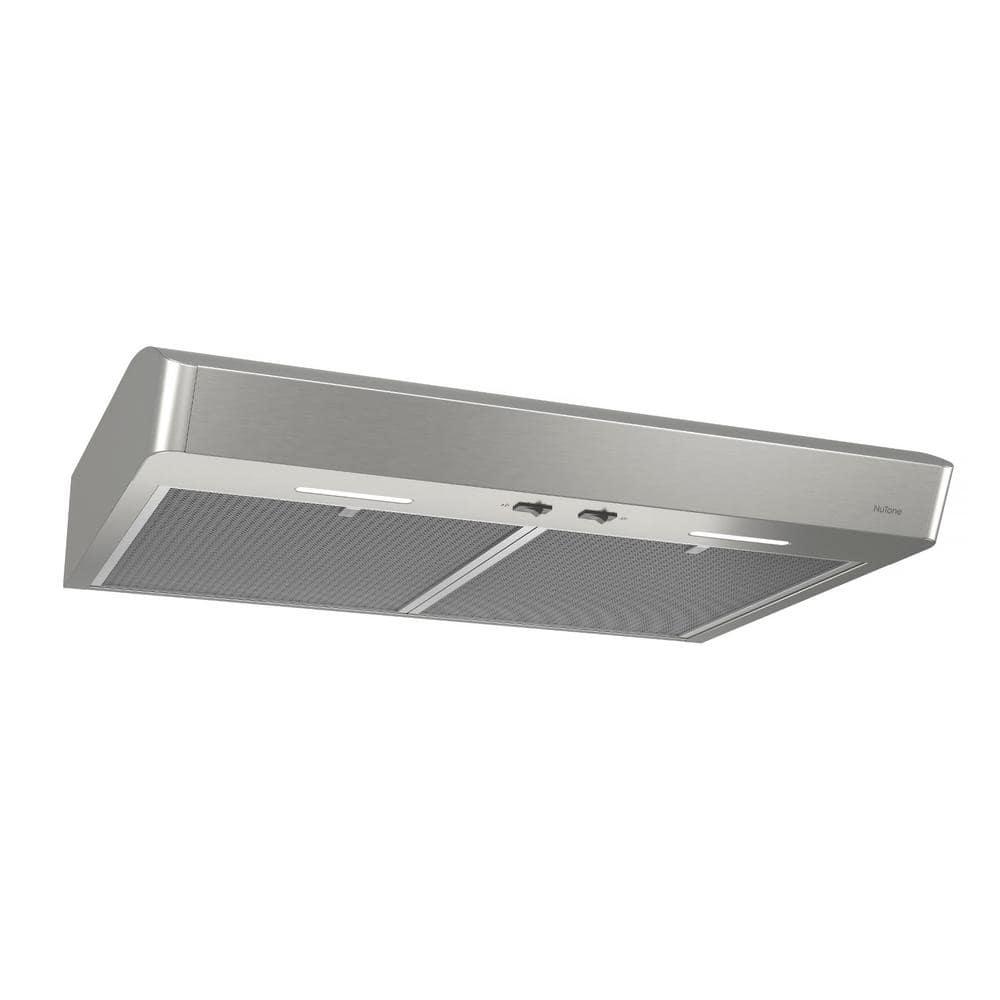 BroanNuTone Mantra AVSF1 30 in 375 Max Blower CFM Convertible UnderCabinet Range Hood with Light in Stainless Steel