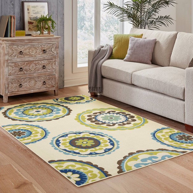 Cozumel Medallion Patio Rug