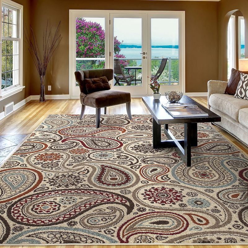 Concord Global Paisley Area Rug