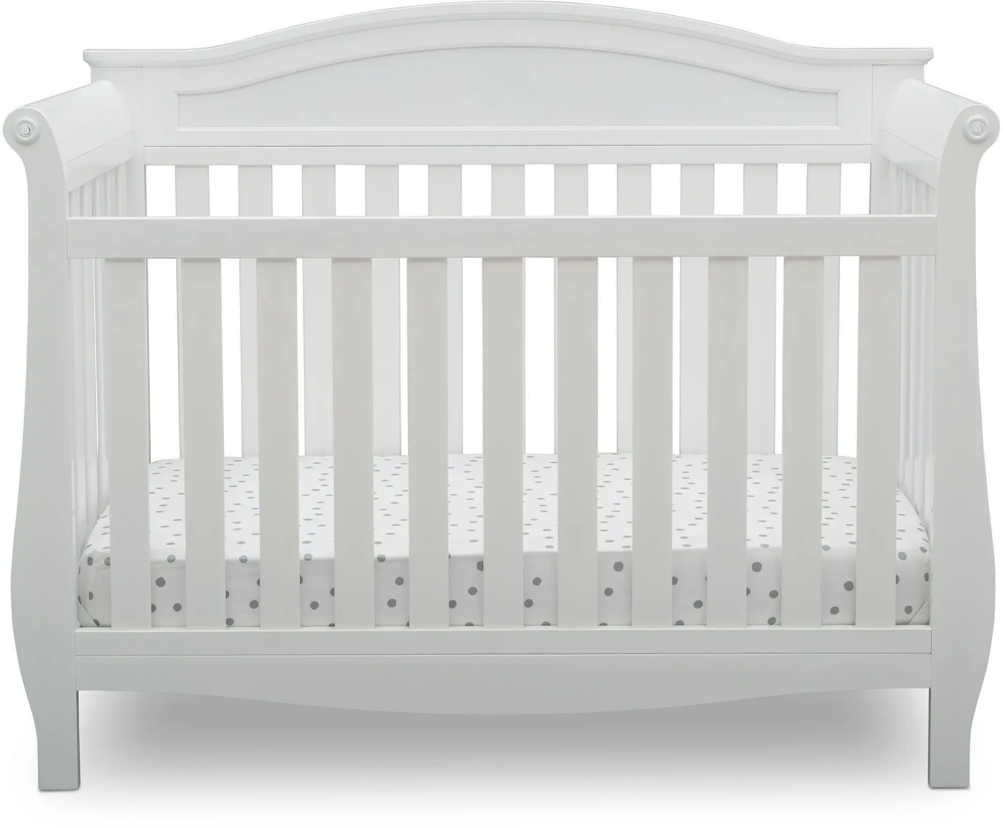 Lancaster White 4-in-1 Convertible Crib