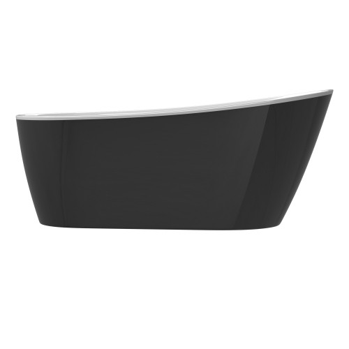 Acrylic Freestanding Soaking Bathtub 55 black W54...