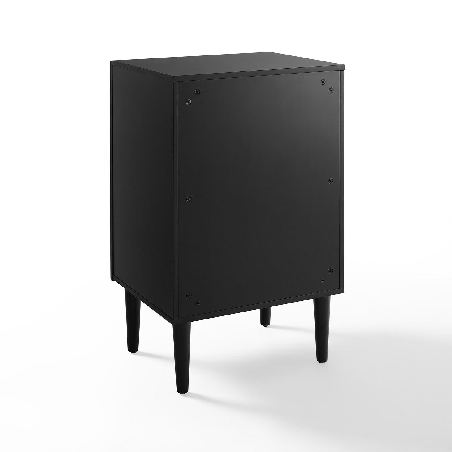 Everett Record Player Stand Matte Black