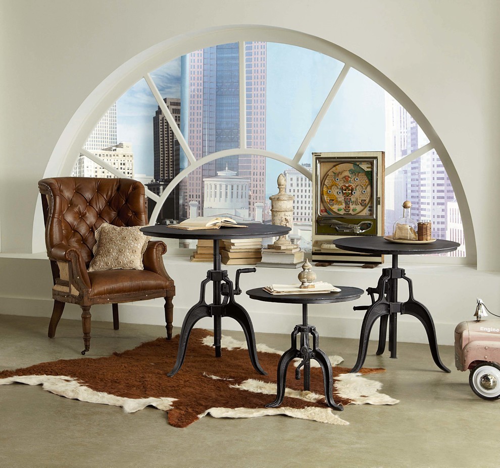 Artezia Adjustable Side Table   Industrial   Side Tables And End Tables   by World Interiors  Houzz