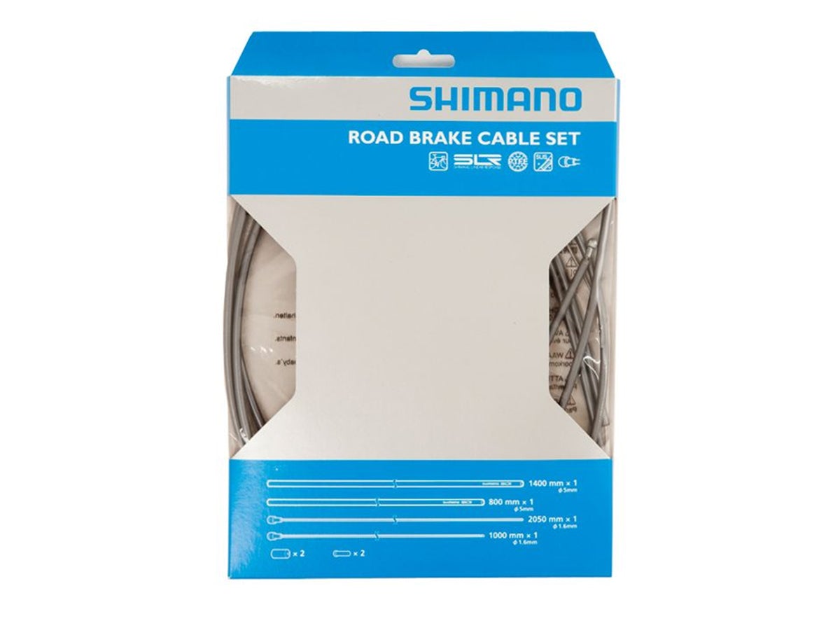 Shimano Road PTFE Brake Cable Set - High Tech Gray