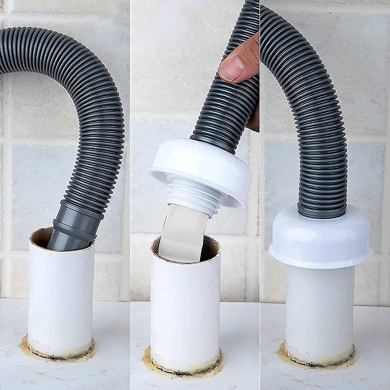 Other Sink Accessory Drain Pipe Sewer Sealing Plug， Silicone Sewer Sealing Ring Pipe， Scrollsqy Inner Core Backflow Preventer