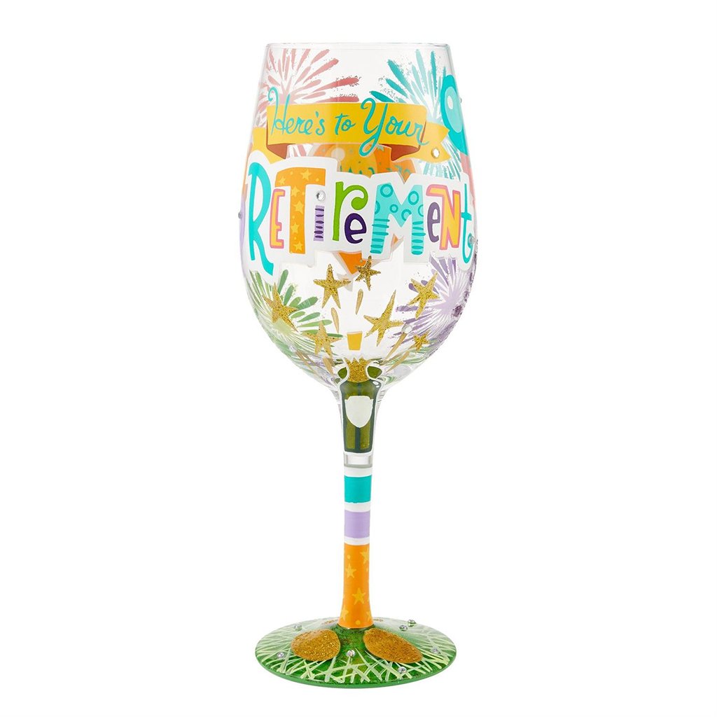 Lolita   Wine Glass - Here's to Your Retirement