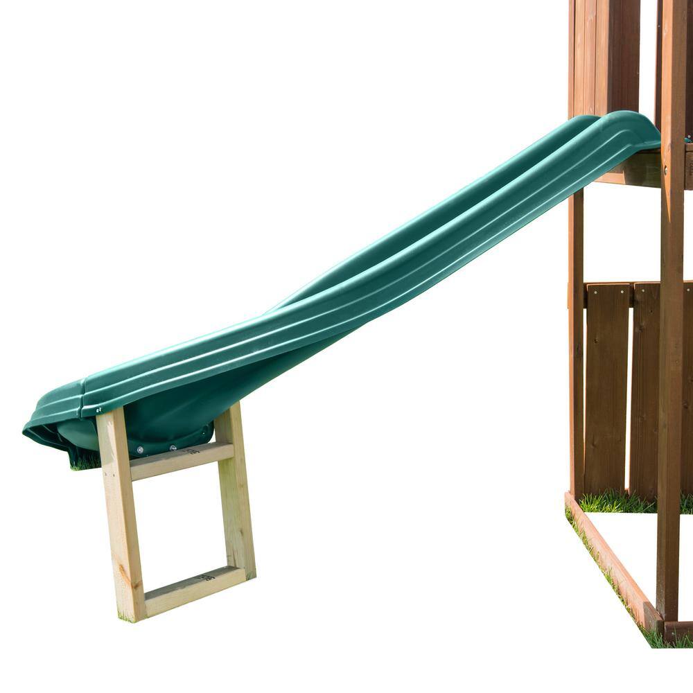 Swing-N-Slide Playsets Green Side Winder Slide NE 4678-1HD