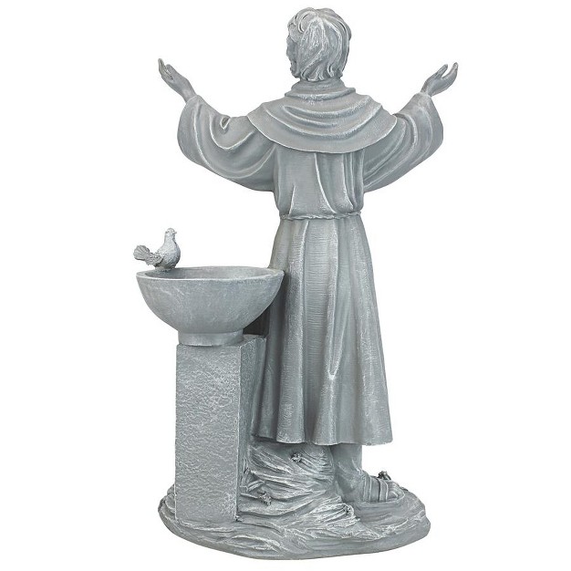 Design Toscano St Francis x27 s Garden Blessing Sculpture Gray