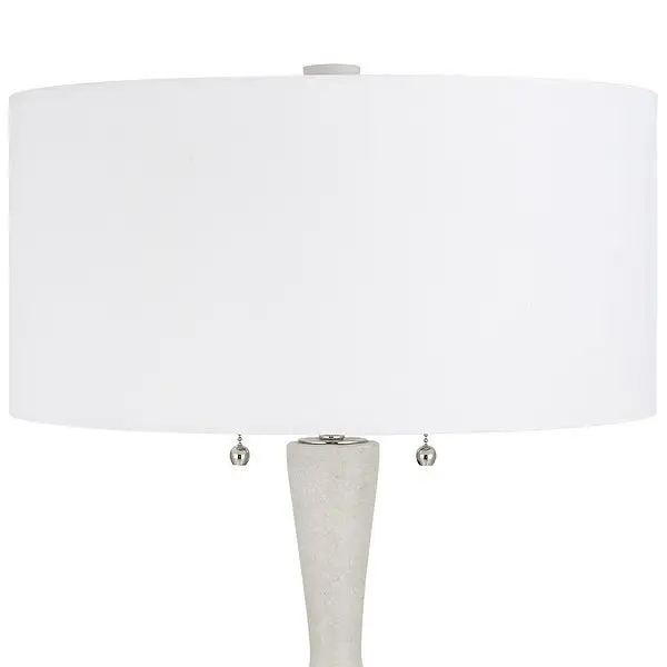 Uttermost Sharma Ivory Stone Table Lamp - 18