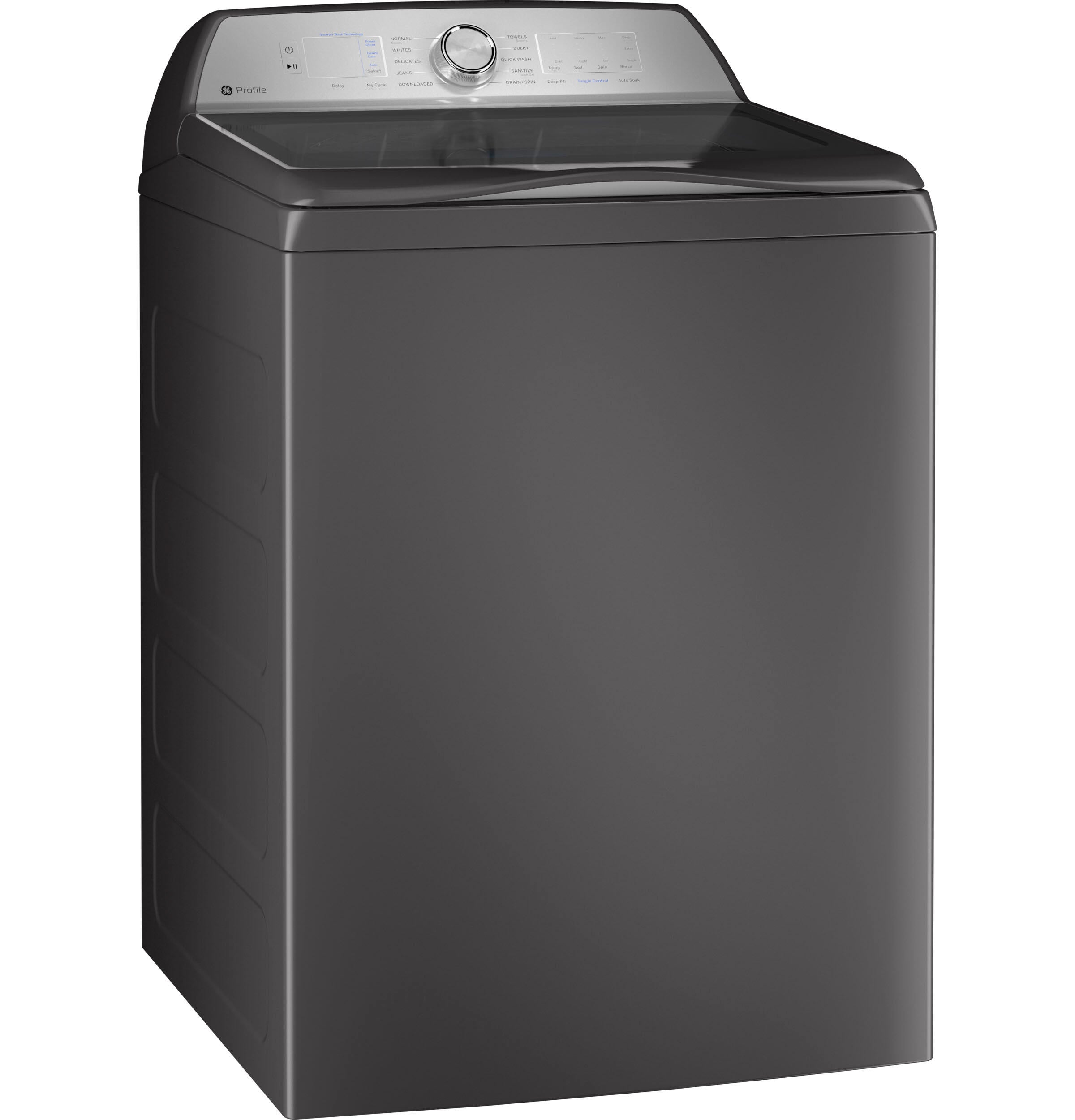 Ge Appliances PTW600BPRDG Ge Profile™ 5.0 Cu. Ft. Capacity Washer With Smarter Wash Technology And Flexdispense™