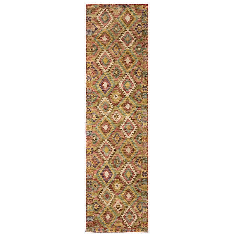 StyleHaven Marissa Washable Geometric Tribal Area Rug