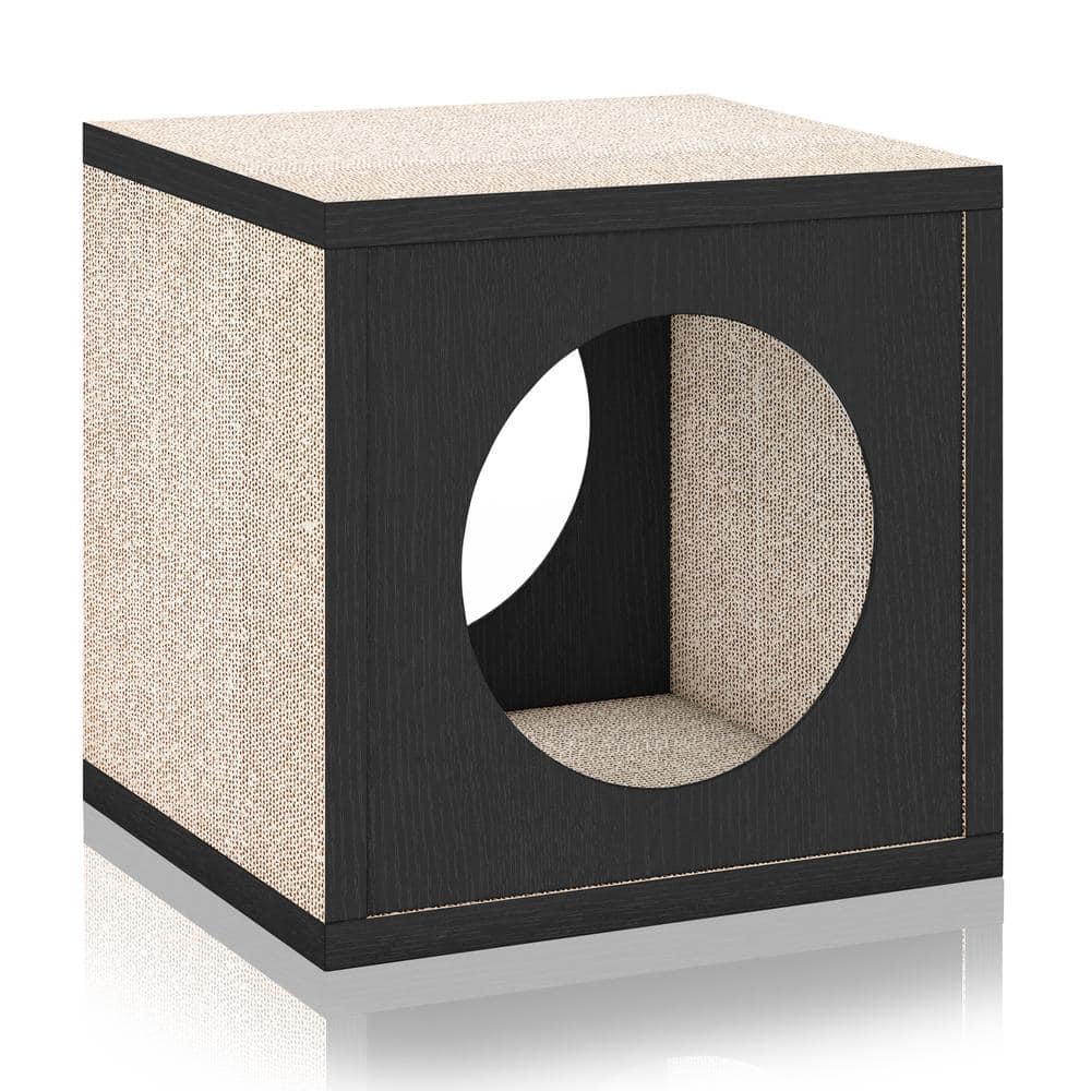 Way Basics Eco zBoard Espresso Wall Cat Scratcher Cube PET-SCRACUBE-EO