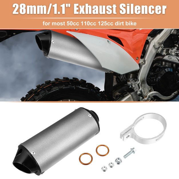 Unique Bargains Motorbike Atv Muffler Exhaust Pipe System Assembly Kit 1 Set