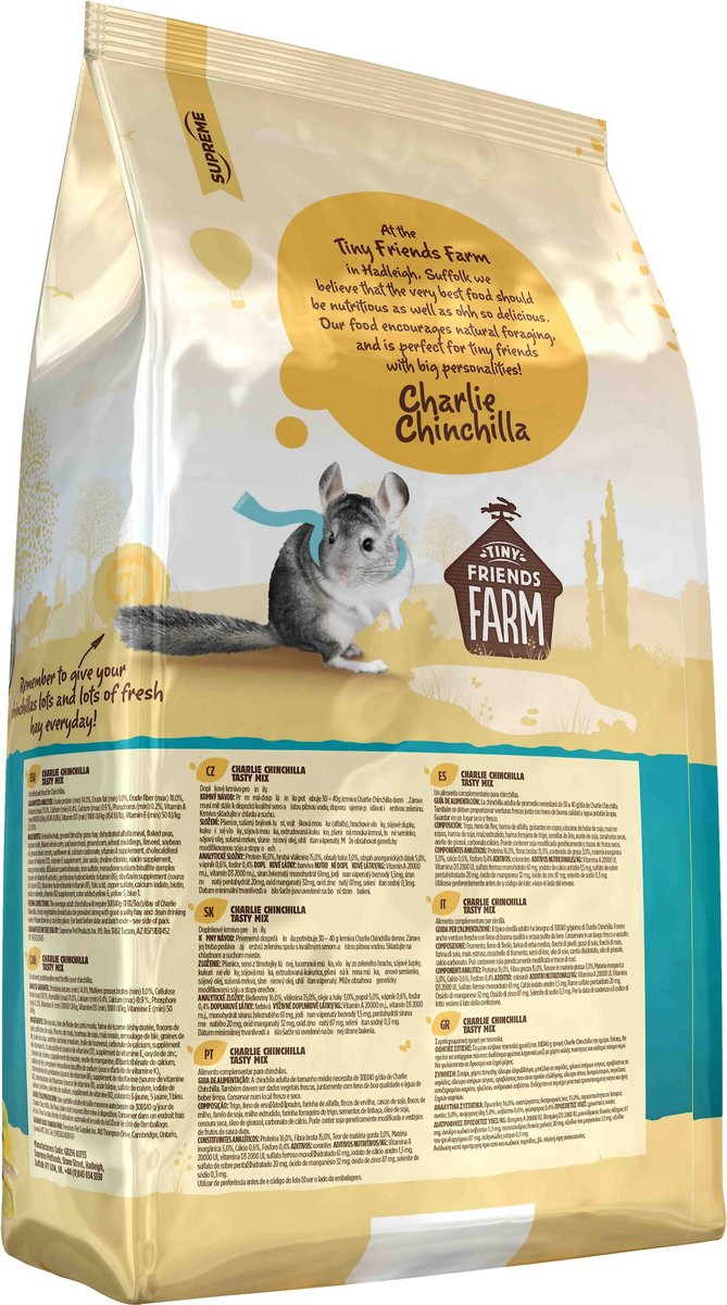 Tiny Friends Farm Charlie Chinchilla Food 2-lb bag