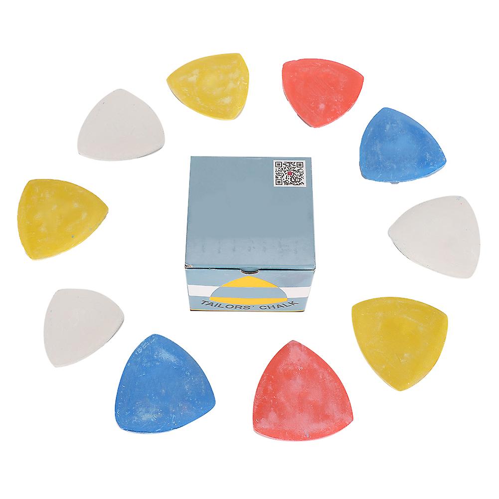 20pcs Tailor's Chalk Triangle Colorful Quilting Dressmaker Designer Tool Needlework Accessories