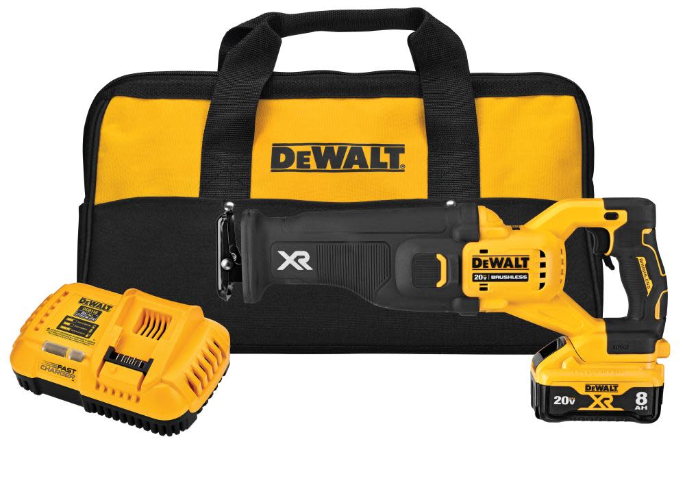 DEWALT 20V MAX* POWER DETECT XR Brushless Reciprocating Saw Kit DCS368W1 from DEWALT