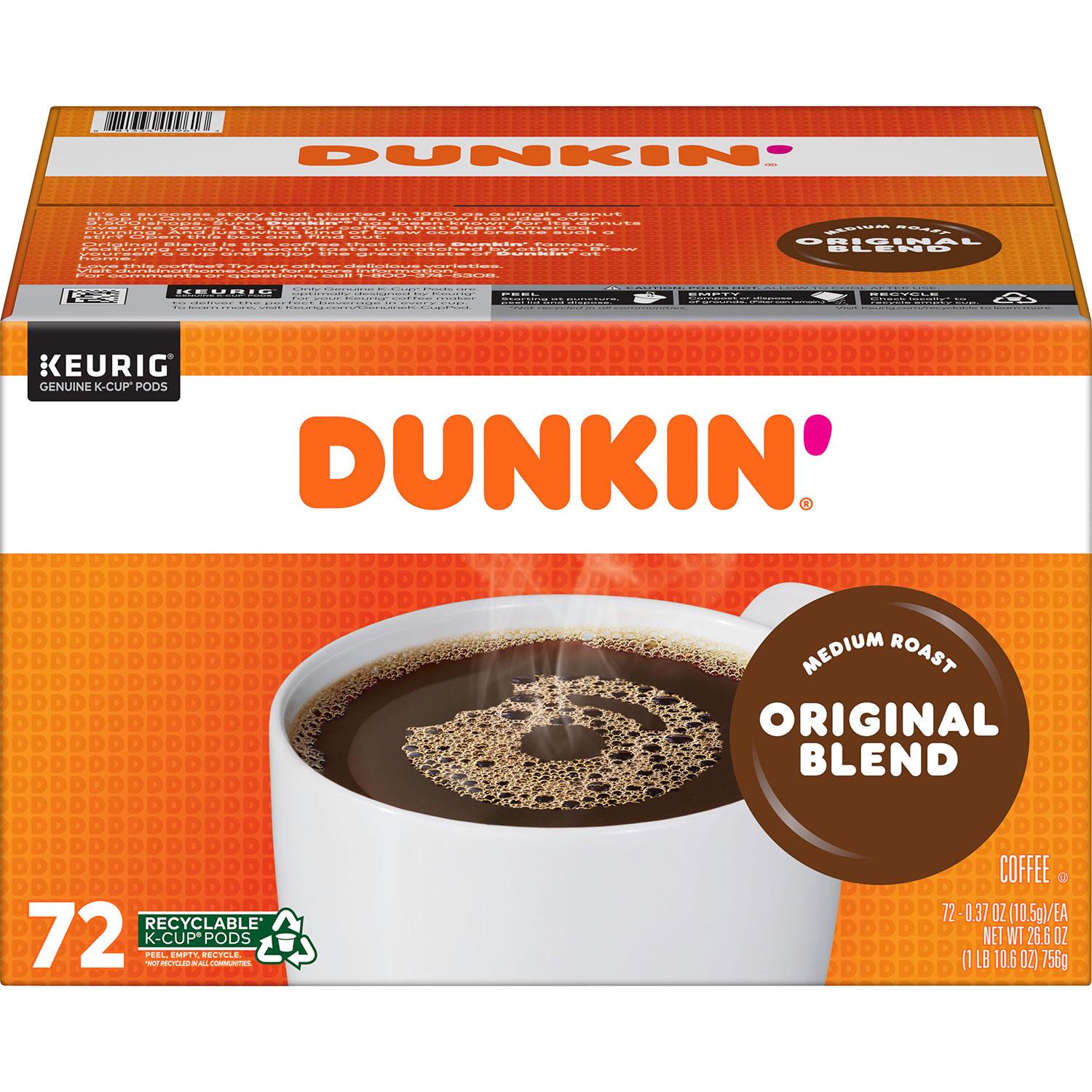 Dunkin Donuts Original Blend (72 KCups)  Crowdfused