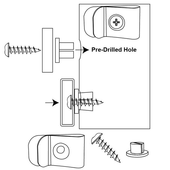 Jaypro SNT 180 Net Clips (Steel) with Snap Plug (S...